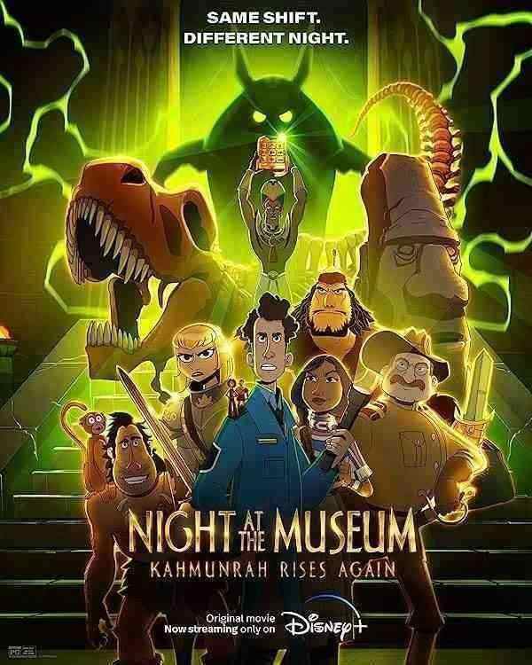انیمیشن شب در موزه خیزش دوباره کاه مونرا Night at the Museum: Kahmunrah Rises Again 2022
