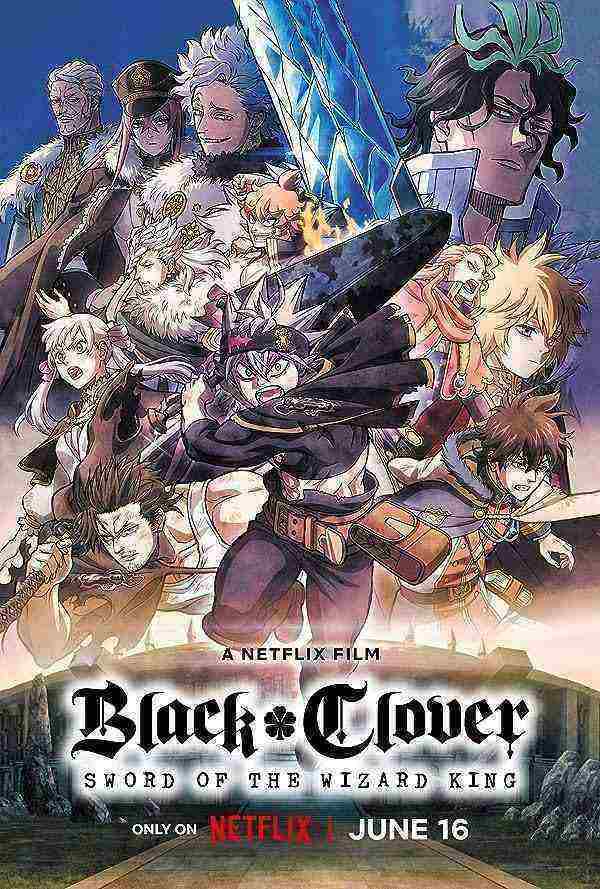 دانلود انیمه شبدر سیاه: شمشیر پادشاه جادوگر Black Clover: Sword of the Wizard King 2023