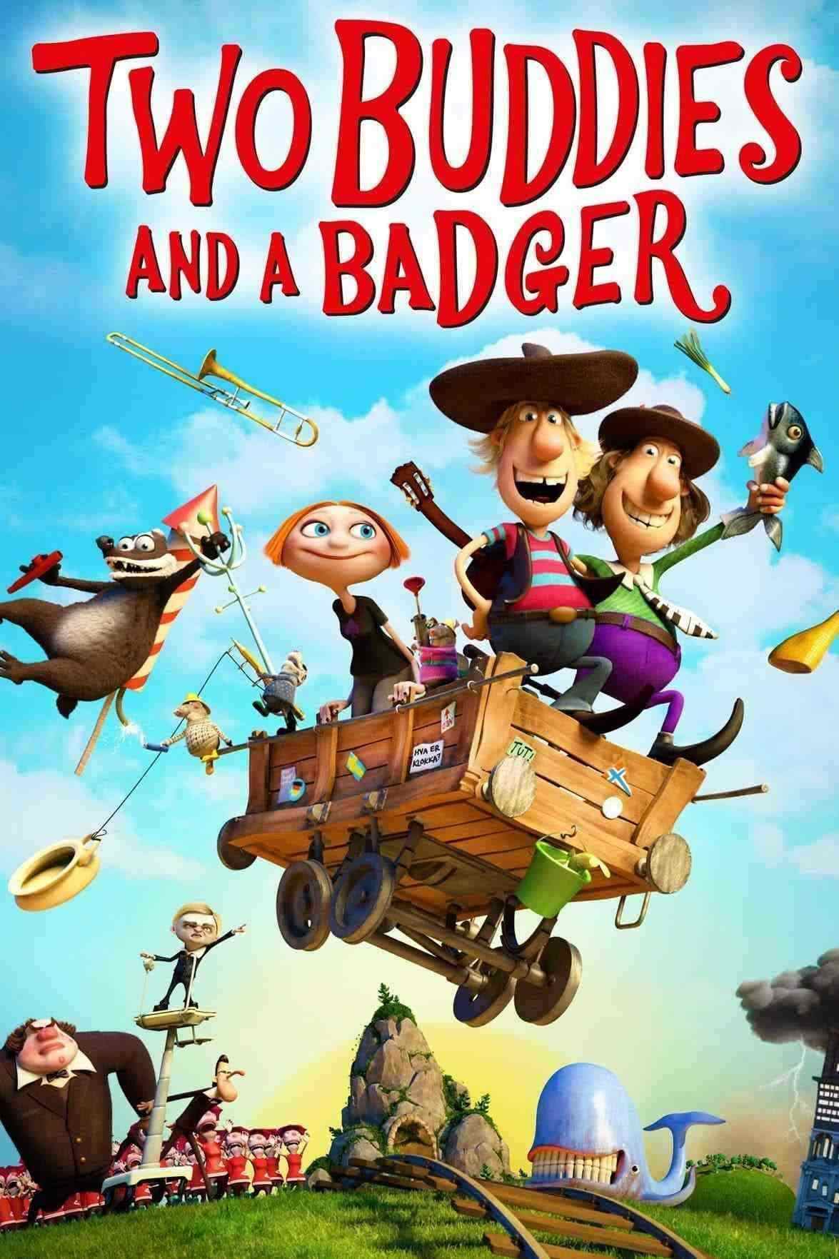 دانلود انیمیشن زبر و زرنگ Two Buddies and a Badger 2015