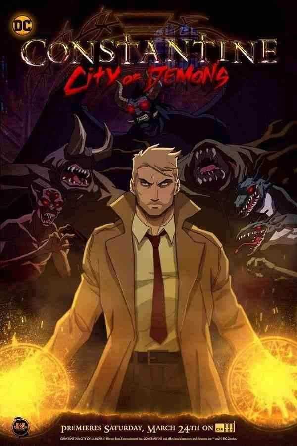 انیمیشن کنستانتین شهر شیاطین Constantine: City of Demons 2018