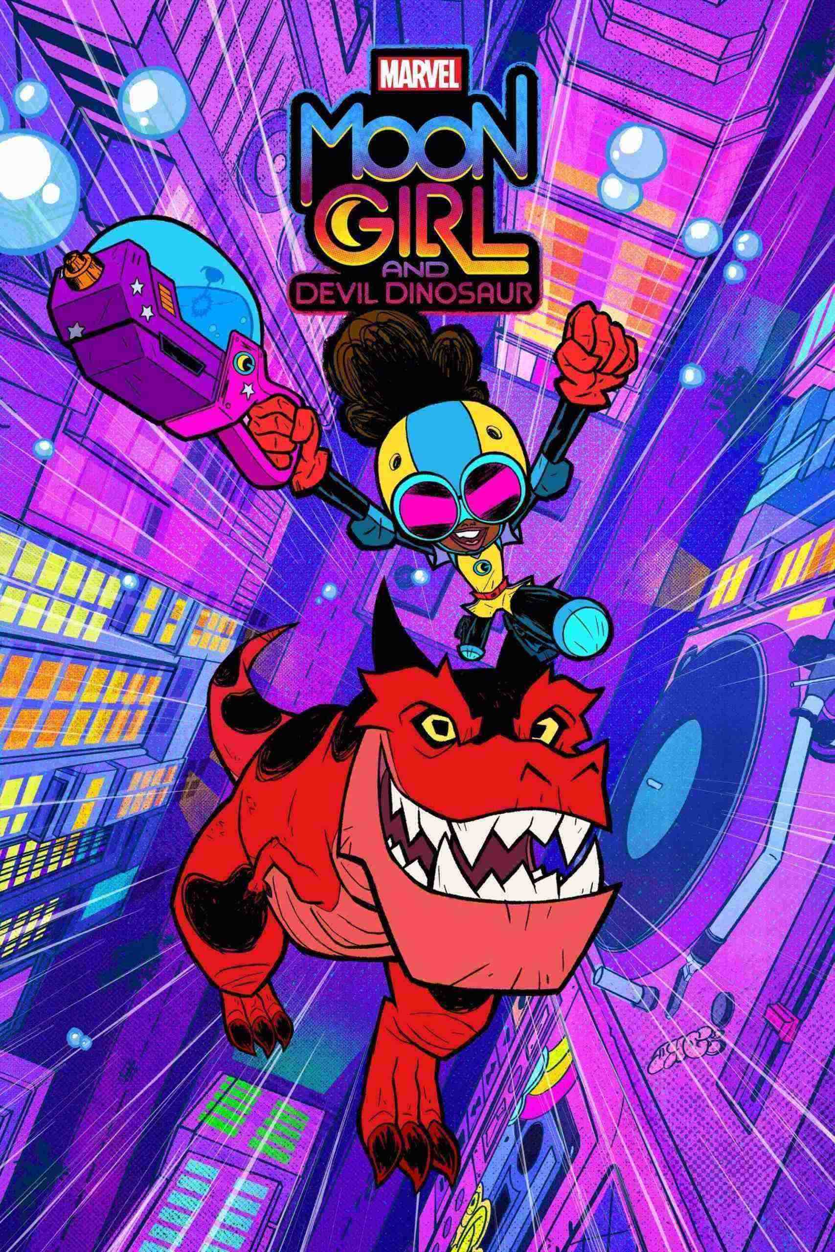 انیمیشن سریالی مون گرل مارول و دایناسور شیطانی Marvels Moon Girl and Devil Dinosaur 2023